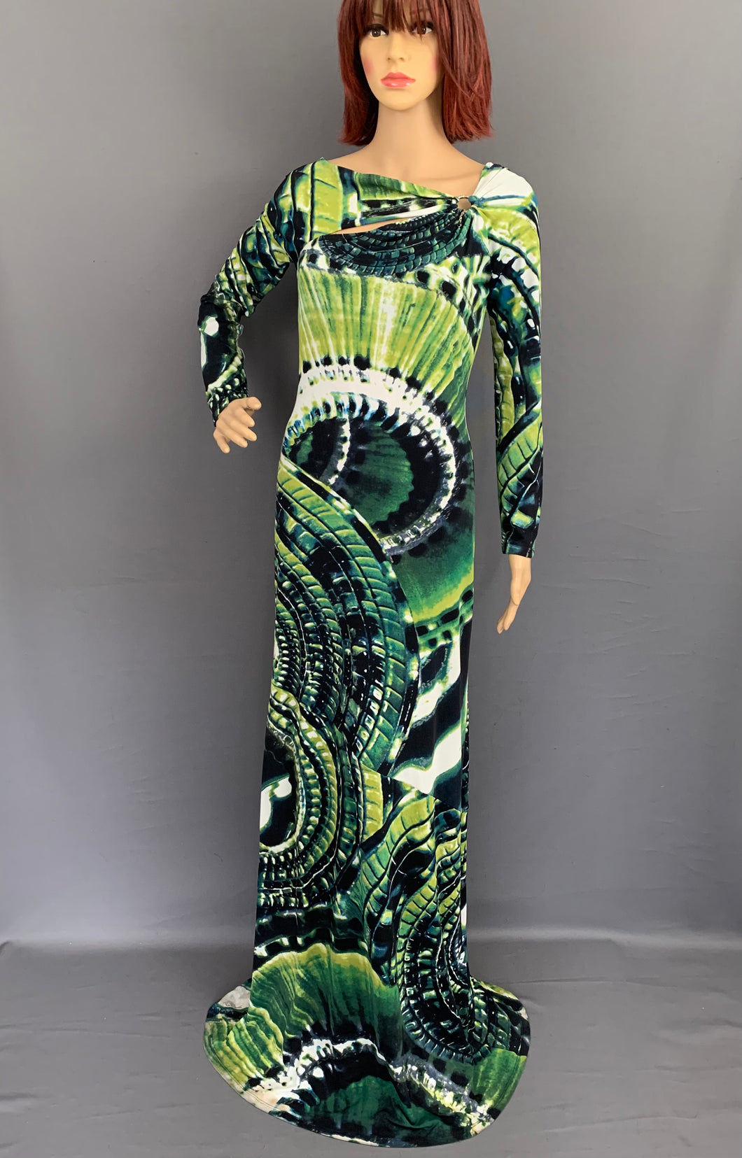 ROBERTO CAVALLI MAXI DRESS - Size IT 40 - UK 8 - XS - Made in Italy