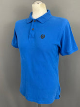 Load image into Gallery viewer, BELSTAFF BLUE POLO SHIRT - Short Sleeved - Mens Size Small - S
