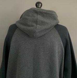 FRED PERRY GREY HOODED JACKET - Mens Size XL - Extra Large - Hoodie