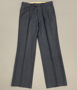 CROMBIE SUIT - Blue Wool & Cashmere - Size 40R - 40" Chest W34 L31