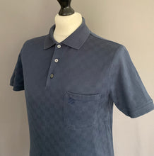 Load image into Gallery viewer, LOUIS VUITTON POLO SHIRT - Navy Blue 100% Cotton - Mens Size Small - S
