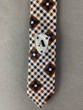 Load image into Gallery viewer, AQUASCUTUM London 100% SILK VICUNA CLUB Pattern TIE - Made in England
