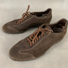 Load image into Gallery viewer, SANTONI CLUB Women&#39;s Brown Suede TRAINERS / SNEAKERS Size UK 6.5 - EU 39.5
