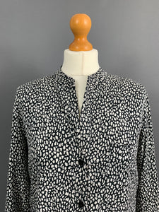 DIANE von FURSTENBERG GILMORE SHIRT TOP - Women's Size US 4 - UK 8 DVF