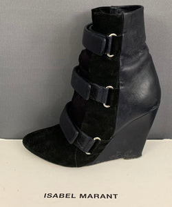 ISABEL MARANT WEDGE BOOTS - OVER PONY - Size EU  / UK