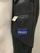 Load image into Gallery viewer, KENZO Mens Black 100% Wool COAT Size IT 52 - Chest 42&quot; -  Extra Large XL
