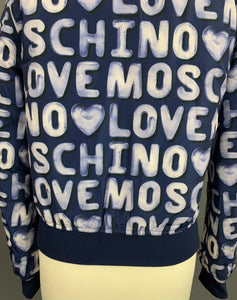 LOVE MOSCHINO Reversible BOMBER JACKET / COAT Size IT 40 - UK 8