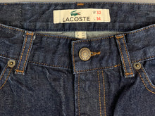 Load image into Gallery viewer, LACOSTE BLUE DENIM JEANS - Mens Size Waist 32&quot; - Leg 34&quot;
