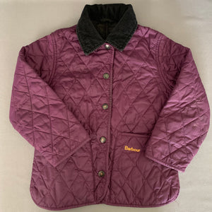 BARBOUR SHAPED LIDDESDALE QUILTED JACKET / COAT - Children's Size XXS Age 2 / 3 Years