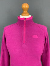 Load image into Gallery viewer, THE NORTH FACE FLEECE TOP - Zip Neck - Women&#39;s Size Small S
