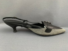 Load image into Gallery viewer, SALVATORE FERRAGAMO SLINGBACK MULES - Kitten Heels - Shoe Size 10 C - UK 7.5 - EU 40.5
