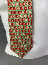 Load image into Gallery viewer, DUNHILL Mens 100% SILK Apple Pattern TIE - Made in Italy
