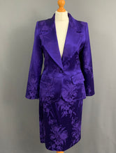 Load image into Gallery viewer, YVES SAINT LAURENT 2 PIECE OUTFIT - JACKET &amp; SKIRT SUIT YSL Size IT 44 - UK 12

