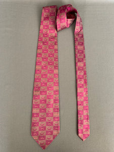 MOSCHINO FACES TIE - 100% SILK - Made in Italy
