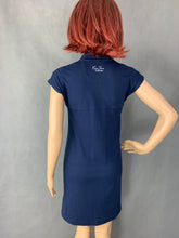 Load image into Gallery viewer, HENRI LLOYD Ladies Blue Cotton POLO SHIRT DRESS Size XS - UK 8
