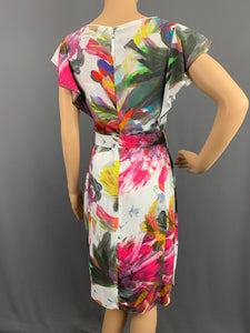 AIRFIELD COLOURFUL SILK DRESS - Women's Size DE 36 - IT 40 - UK 8