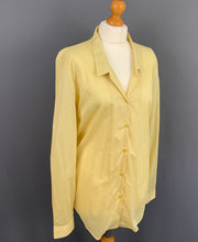 Load image into Gallery viewer, THE KOOPLES SHIRT / TOP - Yellow 100% Cotton - Women&#39;s Size XL - Extra Large
