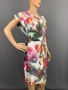 AIRFIELD COLOURFUL SILK DRESS - Women's Size DE 36 - IT 40 - UK 8