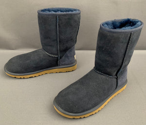 UGG AUSTRALIA CLASSIC SHORT II BOOTS - Blue UGGS - Women's Size UK 4.5 - EU 37 - US 6