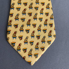 Load image into Gallery viewer, SALVATORE FERRAGAMO TIE - 100% SILK - Cat Themed - Made in Italy
