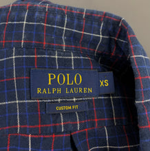 Load image into Gallery viewer, RALPH LAUREN SHIRT - Blue Check Pattern - Men&#39;s Size XS - Extra Small

