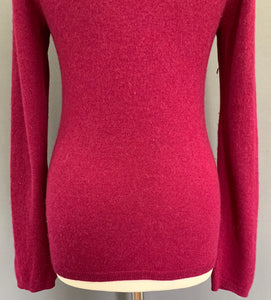 JOHN LEWIS 100% CASHMERE JUMPER - High Neck - Size UK 10 - S Small