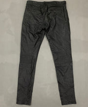 Load image into Gallery viewer, ALLSAINTS HARRAH PIPE SKINNY Black LEATHER TROUSERS Size 26&quot; Waist - Leg 30&quot;
