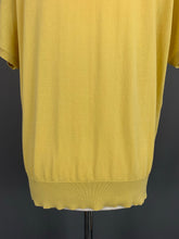 Load image into Gallery viewer, WINSER LONDON Yellow Short Sleeved Batwing JUMPER - Size L Large
