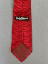 Load image into Gallery viewer, SALVATORE FERRAGAMO TIE - 100% SILK - GALLOPING HORSES PATTERN - Made in Italy
