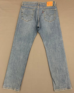 LEVI'S 505 JEANS - Blue Denim - Size Waist 34" Leg 32" LEVIS LEVI STRAUSS &Co