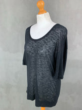 Load image into Gallery viewer, HELMUT LANG Women&#39;s Black Linen Blend Top - Size Small - S
