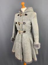 Load image into Gallery viewer, PRADA GREY SHEEPSKIN COAT - Women&#39;s Size UK 8 - IT 40
