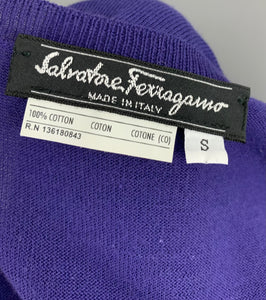 SALVATORE FERRAGAMO Colourful Sleeveless TOP Size SMALL S - Made in Italy