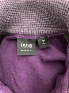 HUGO BOSS Mens PICENO Purple JUMPER Size M Medium