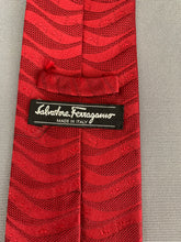 Load image into Gallery viewer, SALVATORE FERRAGAMO TIE - 100% SILK - GALLOPING HORSES PATTERN - Made in Italy
