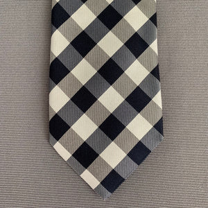 AQUASCUTUM CHECK PATTERN TIE - 100% SILK - Made in Italy