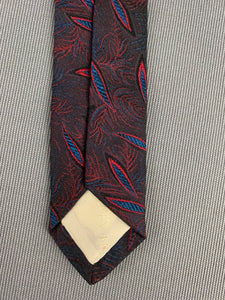 LANVIN Paris Mens 100% Silk TIE - Made in Italy - FR19710