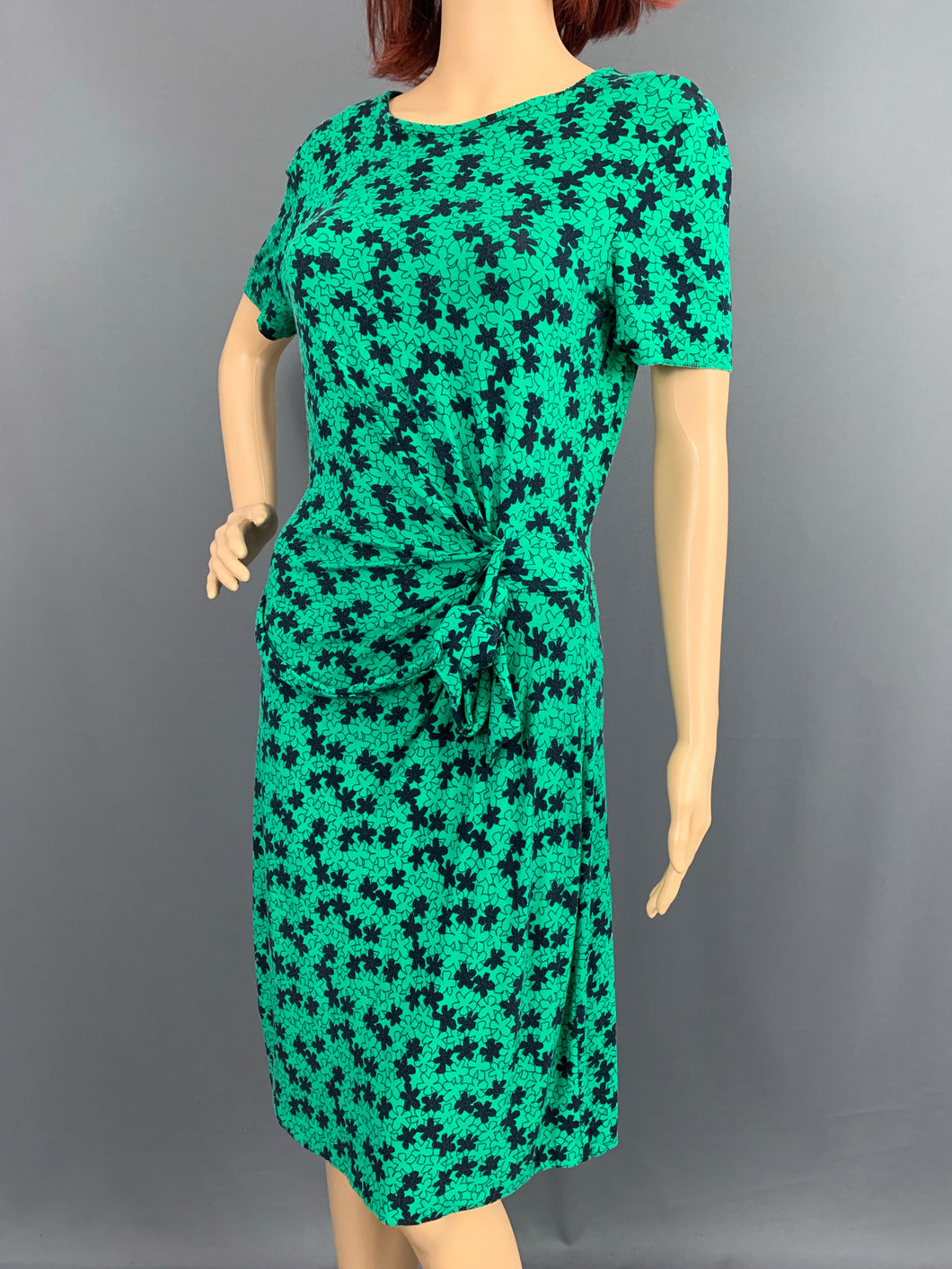 DIANE von FURSTENBERG Green ZOE DRESS Size US 6 - UK 8 DVF