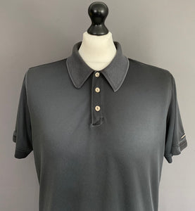 PORSCHE DESIGN POLO SHIRT - Silver Grey - Mens Size Large L