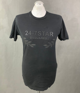DSQUARED2 Mens Black Crew Neck T-SHIRT Size Small S - TEE / TSHIRT