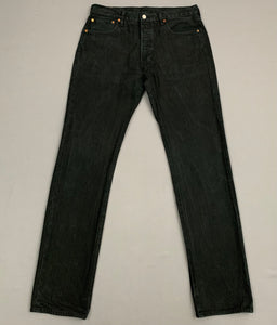 LEVI'S 501 JEANS - Black Denim - Size Waist 34" Leg 36" - LEVIS - LEVI STRAUSS & Co