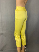 Load image into Gallery viewer, BOUTIQUE MOSCHINO Ladies YELLOW Cotton TROUSERS - Size IT 36 - UK 4
