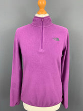 Load image into Gallery viewer, THE NORTH FACE FLEECE TOP - PURPLE - Size Medium M
