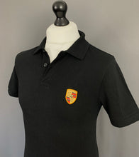 Load image into Gallery viewer, PORSCHE BLACK POLO SHIRT -  Mens Size Small - S
