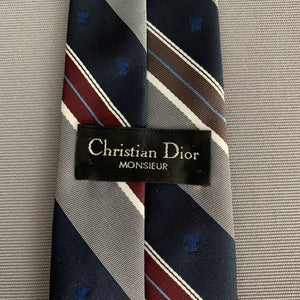 CHRISTIAN DIOR Monsieur TIE - Striped Pattern