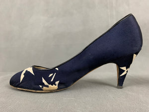 MIU MIU Blue Peep Toe Court Shoe Heels Size 38 - UK 5