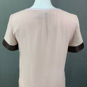 CHLOÉ Ladies Pink 100% Silk DRESS Size UK 8 - IT 40 - FR 36 Chloe