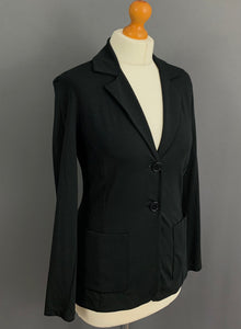 MAXMARA BLACK BLAZER JACKET - Women's Size Small S - IT 42 - UK 10 MAX MARA