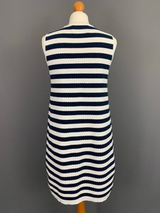WINSER LONDON Striped DRESS - Size Small S / UK 10