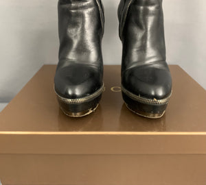 GUCCI High Heel BOOTS - NAPPA MOOREA - Size EU 39 / UK 6